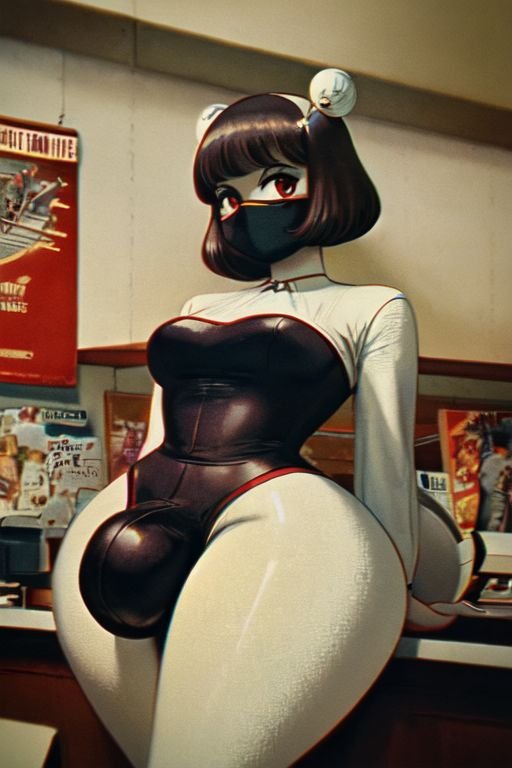 Vintage Style Halloween AI Futanari Artwork That I Generated #cuLlsUkC